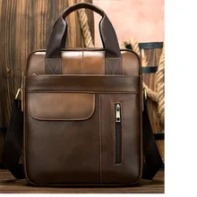 Винтажная сумка для мужчин, портфель из натуральной кожи, сумка для компьютера, сумка через плечо, сумки на одно плечо для мужчин, сумка для бизнеса/отдыха 8578