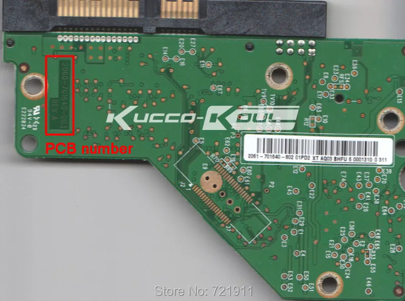 

HDD PCB logic board circuit board 2060 701640 003 for 3.5 inch SATA hard drive repair hdd date recovery
