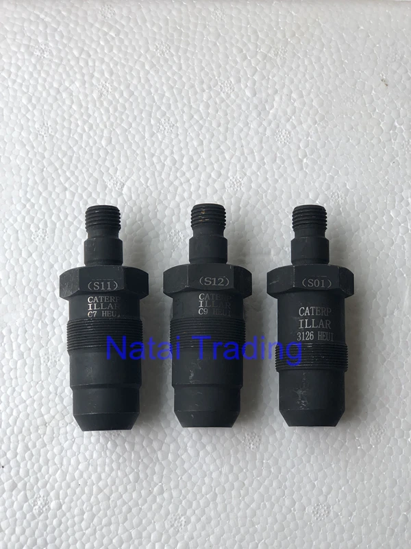 

common rail injector adaptor for CAT C7 C9 3126 HEUI adapter, CATERPILLAR injector opening pressure and spray quality testing