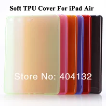 500 шт/партия защитная оболочка задняя крышка матовый мягкий термополиуретан чехол для Apple iPad Air iPad 5 Чехол DHL FedEx