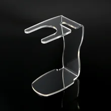 Мужская бритвенная щетка для бритья держатель акриловый держатель для кисти органайзер мужской инструмент для бритья прозрачный