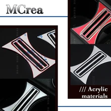 Mcrea авто для Mercedes Benz A B GLA CLA класс W176 W246 C117 W117 X156 наклейки шестерни рукоятка рычага переключения передач чашки Панель AMG аксессуары