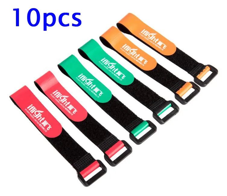 

10pcs iFlight Lipo battery straps cable tires Magic bandages for FPV RC drone kvadrokopter 20mm*200mm 20mm*150mm