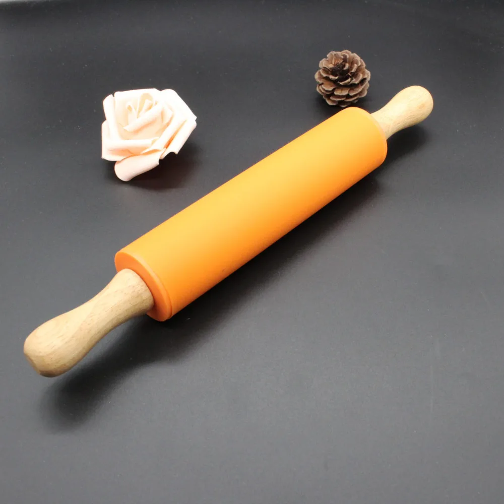 2019 French rolling pin Roller Crafts Baking Tool Silicone Dough Middle