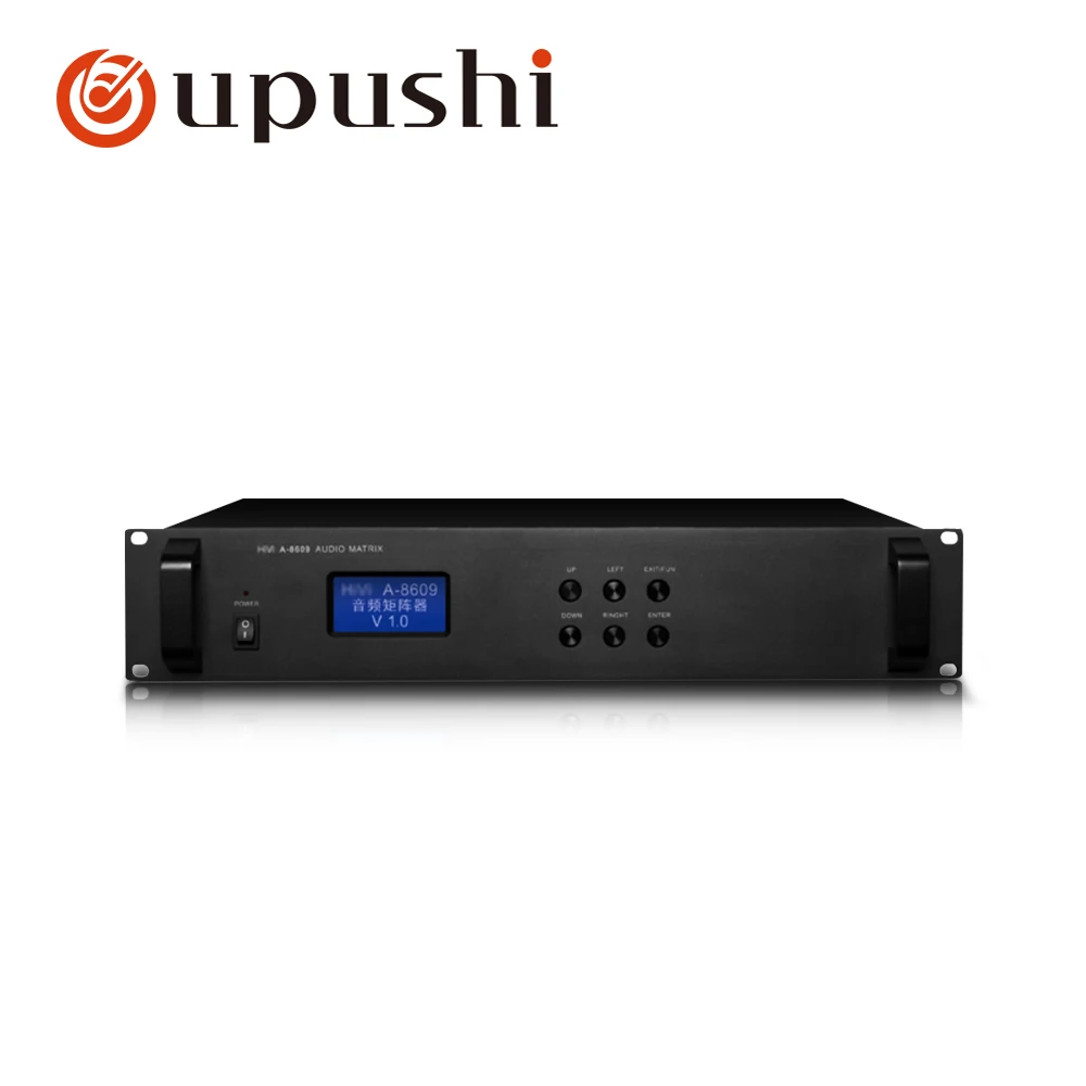 OUPUSHI A 8609 8 дорожный аудиовход и канальный аудиовыход аудиоматричная