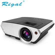 Rigal Projector RD803 Android 4.4 WIFI Airplay Miracast 3D Full HD LED Projector 2000Lumens TV Home Theater LCD Video VGA Beamer
