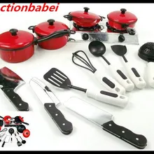 Actionbabei горячая распродажа новых Пластик моделирование Кухня Кухонная посуда набор игрушек отлично подходит для детской игры