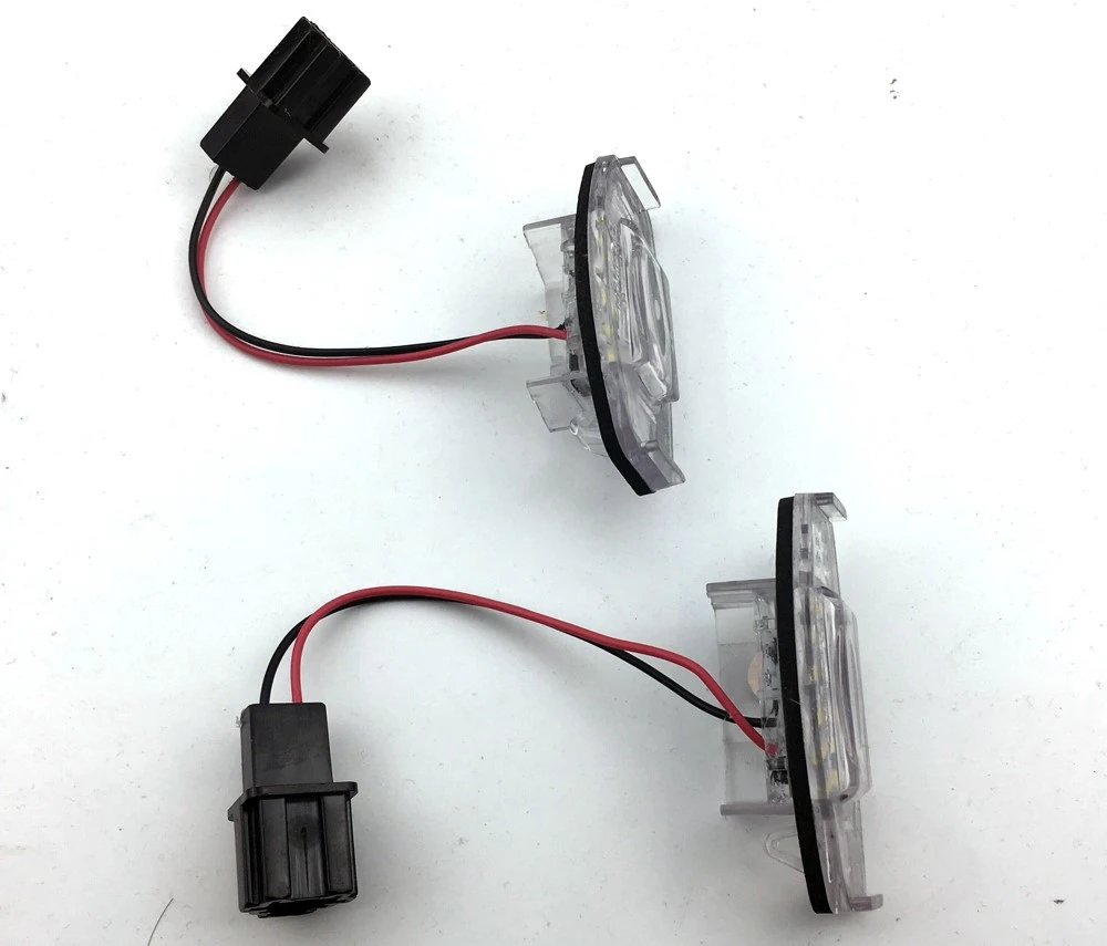 2шт белый 18SMD светодиодный номерной знак освещение подходит для Acura RL TSX RDX Honda Civic Accord аксессуары для стайлинга автомобилей