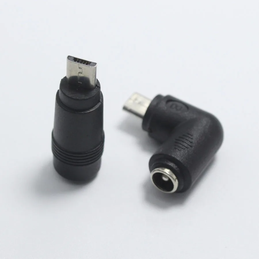 Eclyxun 1 шт. 5,5x2,1 мм со штекера на гнездо Micro USB «папа» 5-контактный разъем DC Мощность разъем адаптера для V8 Android