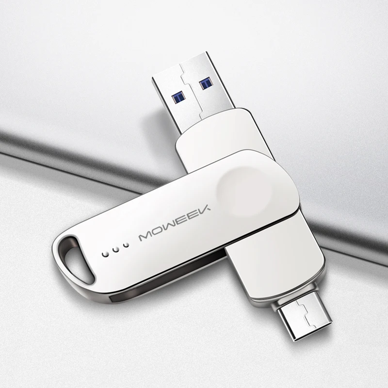 USB флеш накопитель Moweek MF93 128 ГБ 64 типа C 32 16 8 OTG usb флешка высокоскоростной 3 0|USB