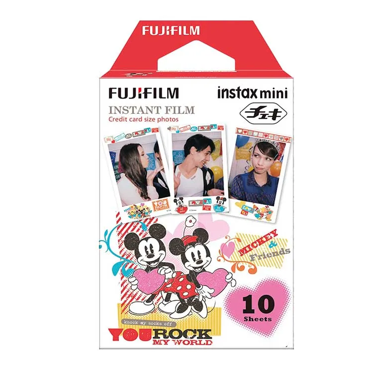 Фотокамера Fujifilm Instax Mini 8 Mini 9-фотокамера Fuji Instant Photo 10 листов Exposures Papers-дополнительная фоторамка - Цвет: Mickey and Friends