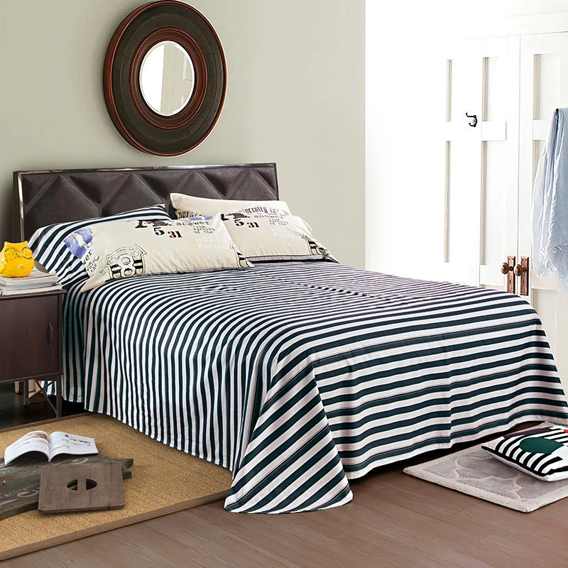 Waliicorners 4pcs 100%Cotton Printed Bedding set Button Duvet Cover set Bedsheet Pillowcases Queen King Size bed linen 66 IMG_3976