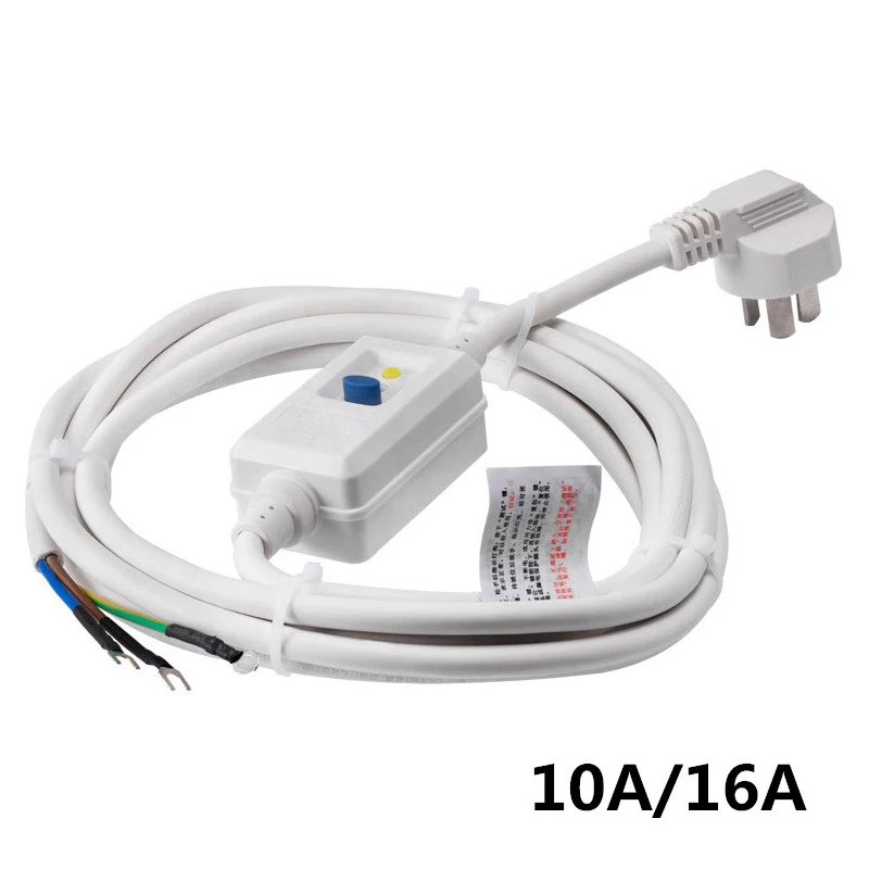 

1.5M cable DIY 10A 16A AU Plug GFCI Earth Leakage Protection Safety RCD Socket Adaptor Home Circuit Breaker Cutout Power Tools