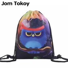 Сова 3D печать Для женщин классический навсегда бренд mochila escolar мужские дорожные сумки mochilas сумка-кисет