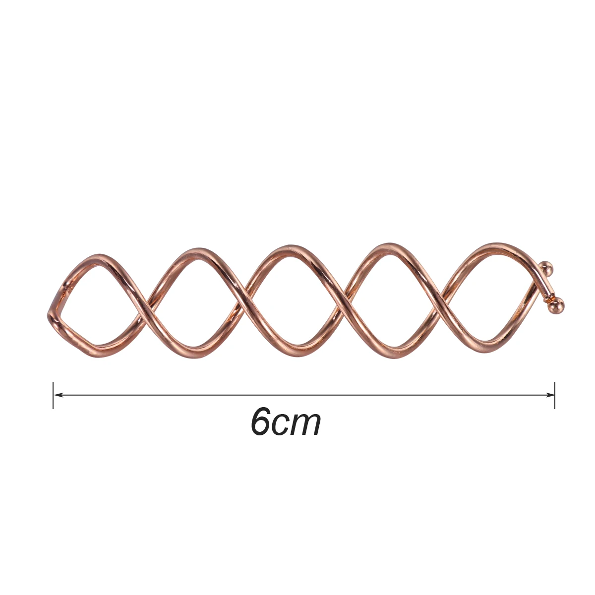 ETEREAUTY 10 шт. спиральные шпильки для волос спиральные зажимы булочка палочка для розового золота Золотой DIY инструмент для укладки волос