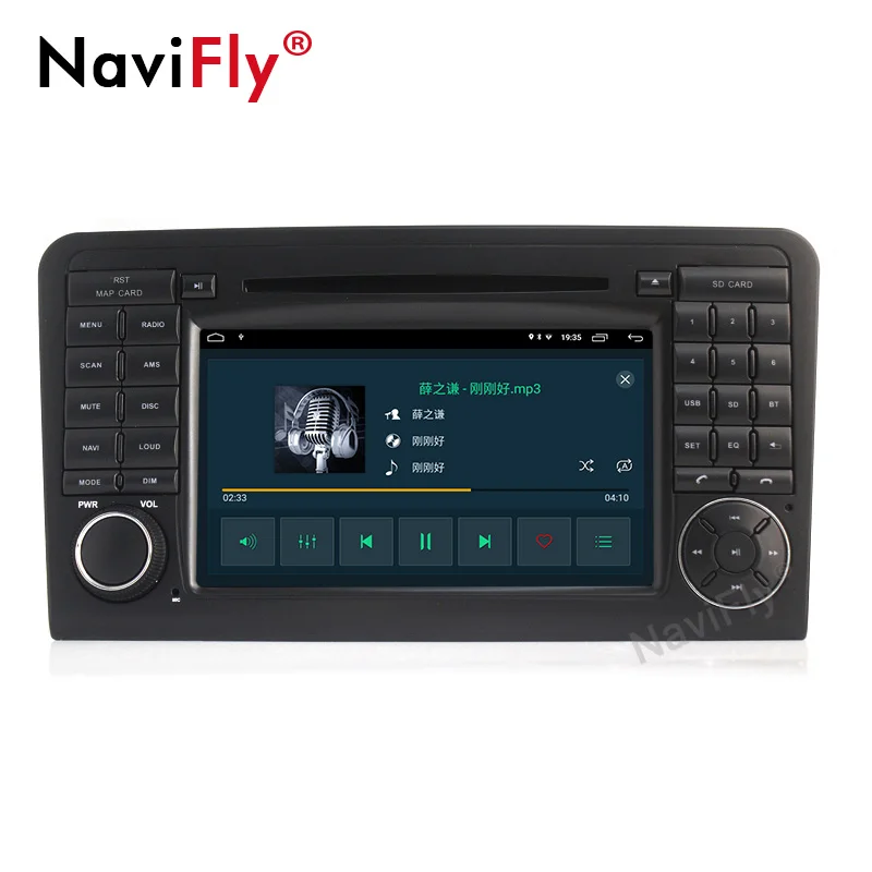 Discount NaviFly ANDROID9.1 4core CAR DVD player For Mercedes Benz GL ML CLASS W164 ML350 ML500 X164 GL320 GPS stereo radio 4