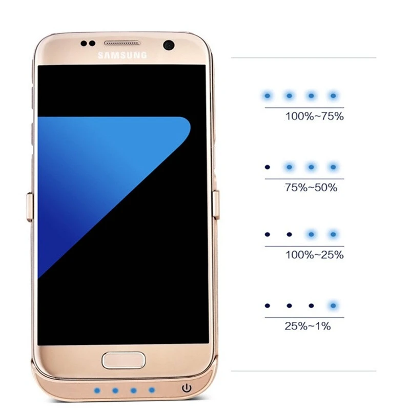 6500mAh Power Case for Samsung Galaxy S7 edge G9350 Case Charger for Samsung Galaxy s7 G9300 G9308 External Battery Bank Covers