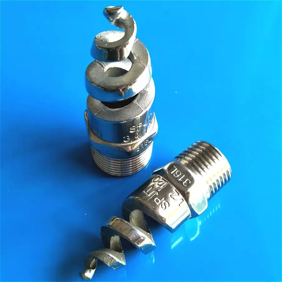 Ss316l Spiral Jet Full Cone Spray Nozzle Spiraljet For Chemical