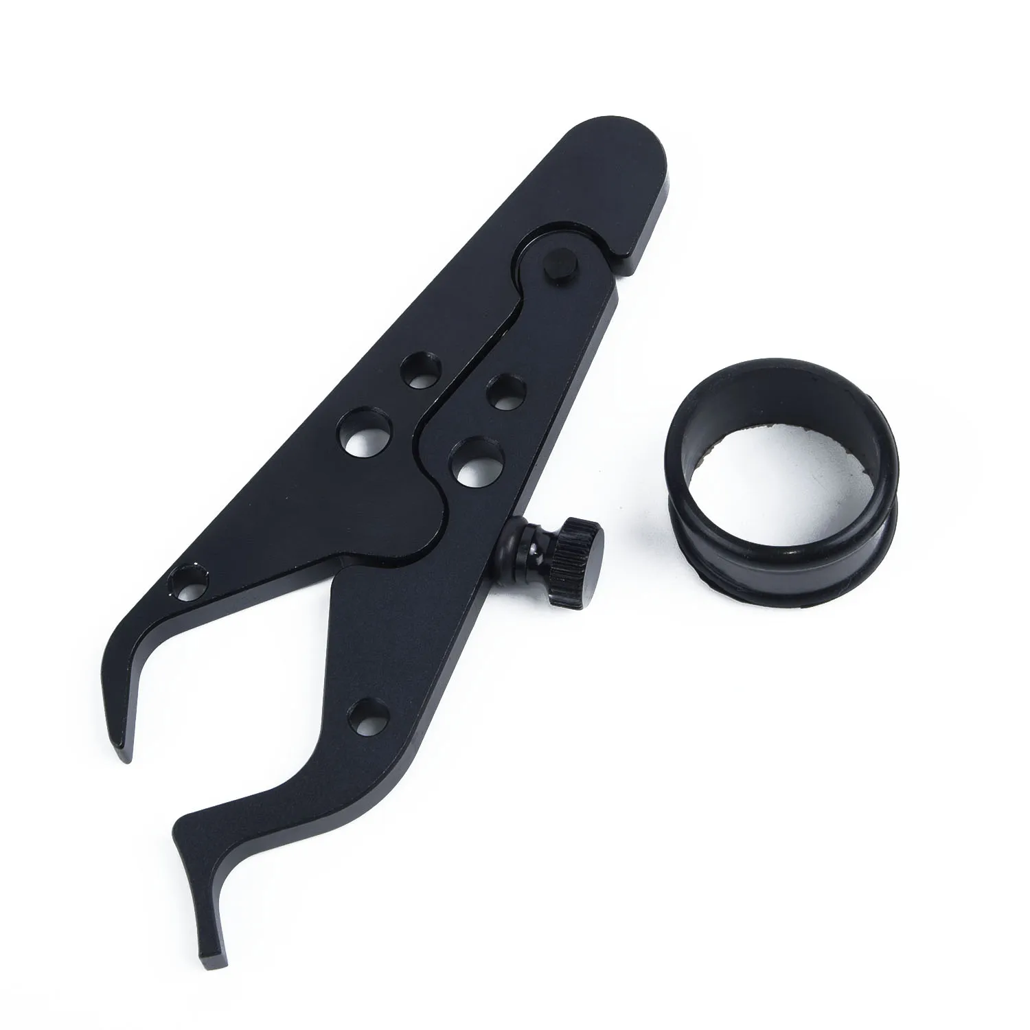 

Black~Aluminum Motorcycle Cruise Control CNC Throttle Lock Assist Kit Universal