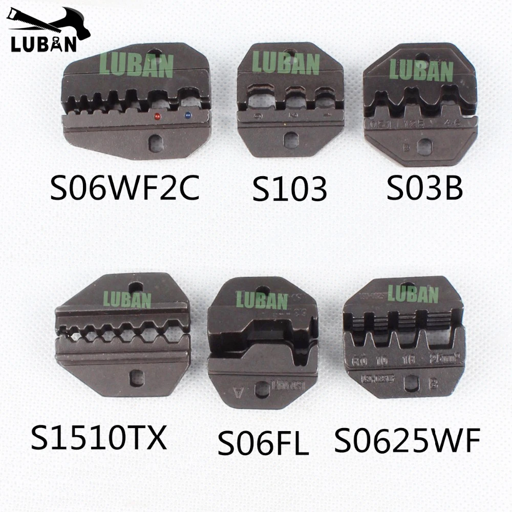 

S06WF2C S103 S03B S1510TX S06FL S0625WF Die Sets for AM-30 LS AN CRIMPING PILER tool machine modules jaws