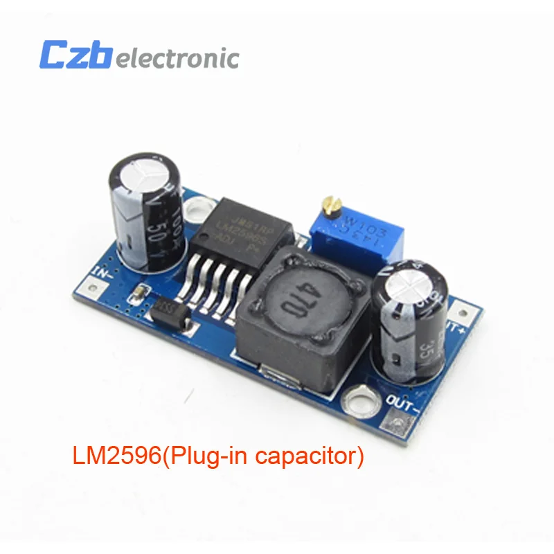 LM2596 Buck Step-down Power Converter Module  LED Voltmeter Double USB Voltage Regulator Boost Converter  4