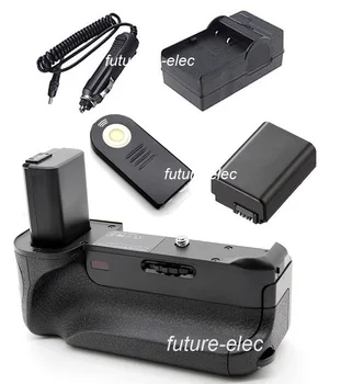 

2-Step Battery Handle Hand Grip Hold Pack For Sony Alpha A6000 Digital Camera as BG-3DIR+Remote Control +1 x NP-FW50+Car Charger