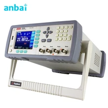 Точность микро измеритель омметра AT515 цифровой измеритель сопротивления постоянному току меры варьируются 0.1uohm~ 1 Gohm Дисплей Max 1200000 Чтение