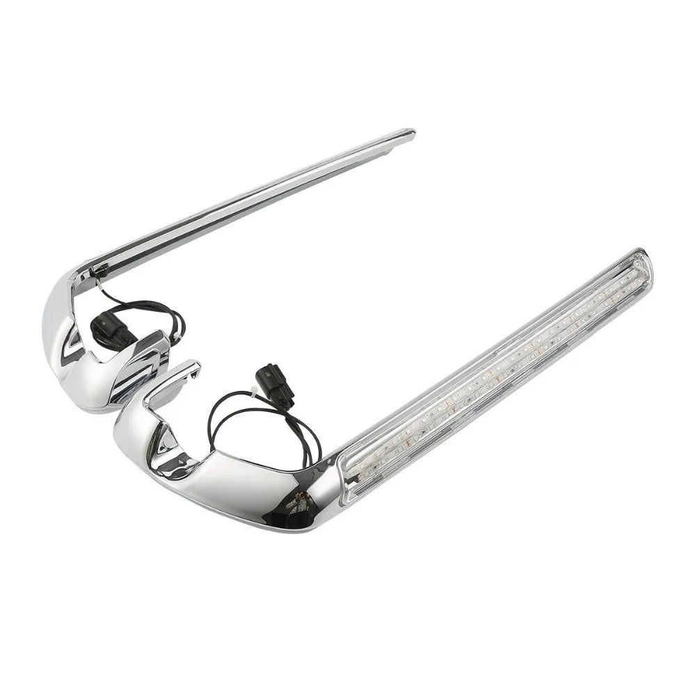 

Motorcycle Clear Lens Saddlebag LED Side Light For Harley Street Glide Ultra Limited FLHTCU