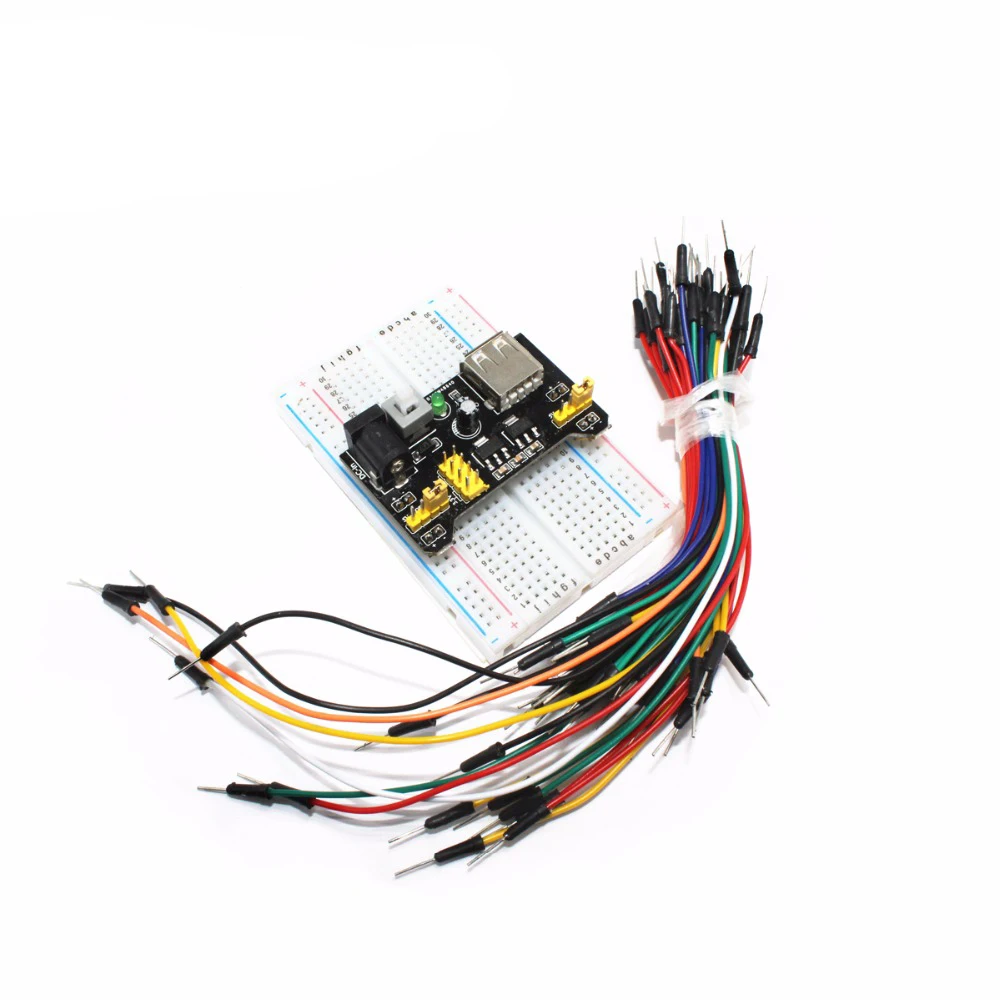  Breadboard power module + 400 points Solderless Prototype  (2)