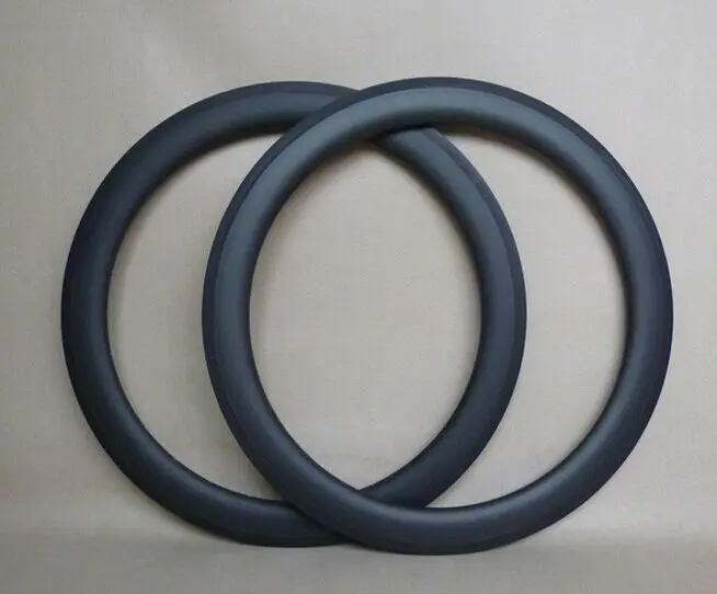 Flash Deal Road Carbon Bike Wheel 700c 50mm Carbon Clincher Rim 25mm width U shape Basalt Braking surface 3