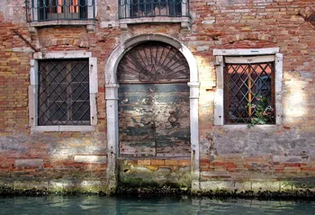 

7x5ft Retro waterfront mansion Brick Wall Portrait Photography Background Photographic Backdrops For Photo Studio fotografia