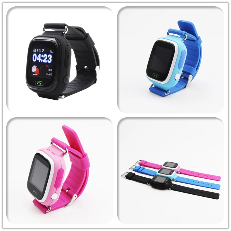 Smart Uhr Kinder Baby GPS SOS Q90 Kinder Lage Tracker Kind Wifi Russische Smart Uhr Kinder Sim Kart