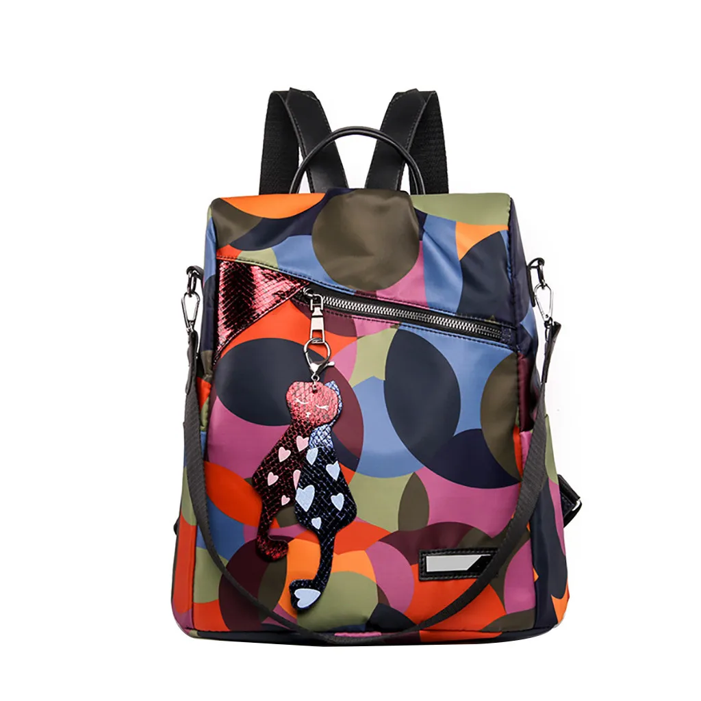  Qlng Women backpack Large Capacity Simple Stylish Waterproof Student Bag Backpack for famle - 4000016646185