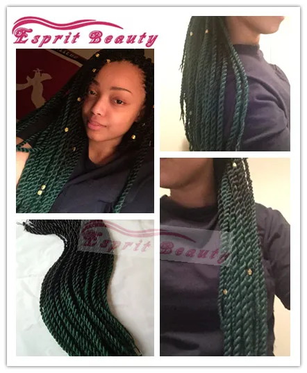 Havana Mambo Crochet Twist Braids Pre Twist Braids Dark Teal Green