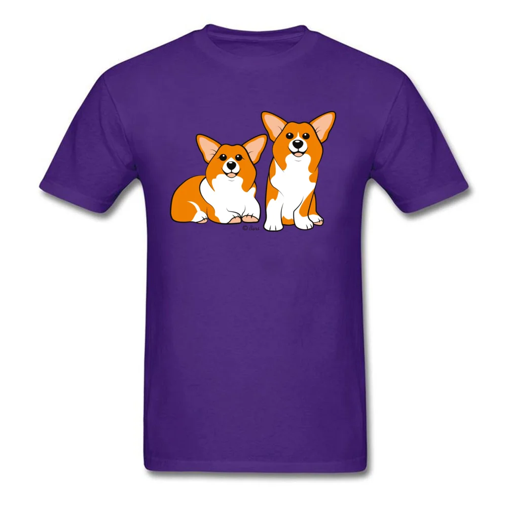 Pembroke Welsh Corgi print_purple