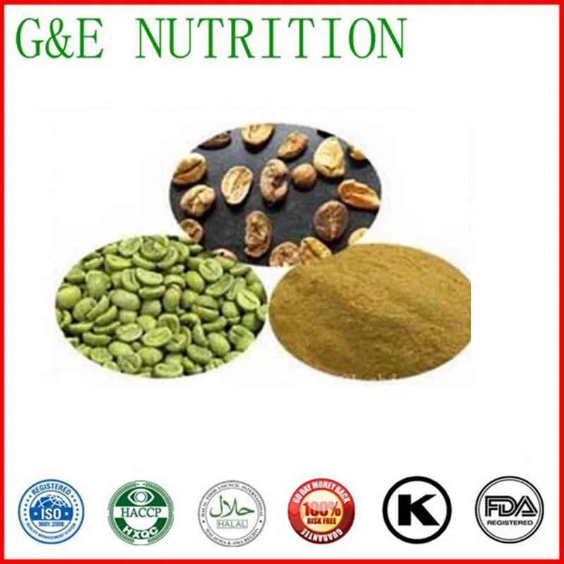 

Hot sale& factory price green coffee bean extract powder with free shipping