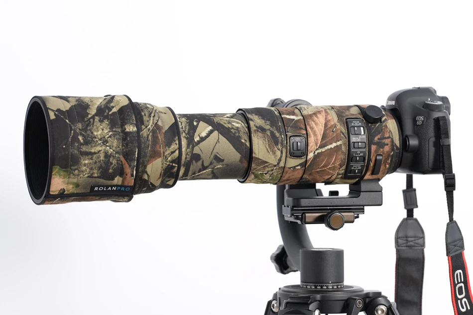 

ROLANPRO #15 Color Lens Cloth Camouflage Rain Cover For SIGMA 150-600mm F5-6.3 DG OS HSM Sports Camera Lens Protection Sleeve