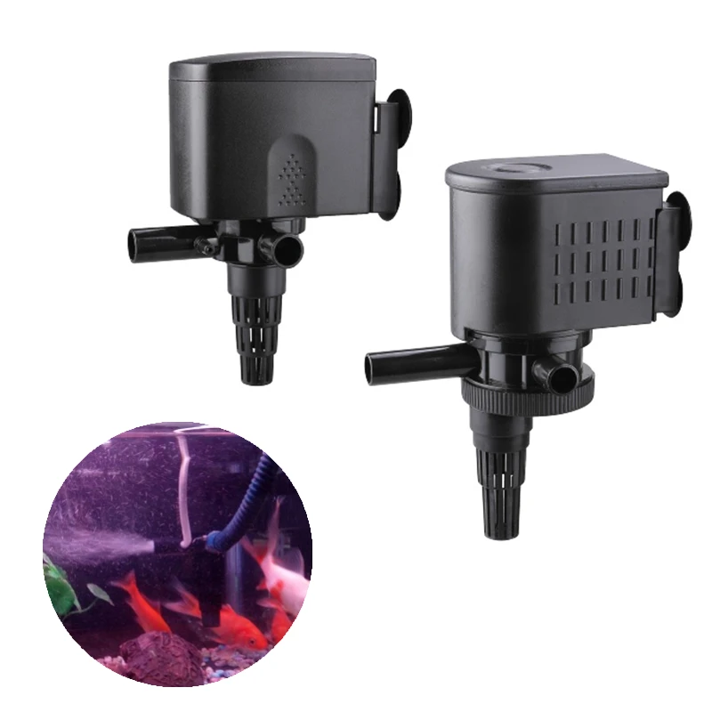 

3 In 1 Aquarium Filter Multifunction Internal Air Pump with Aeration Aquarium Accessories Filter for Fish Tank Tool