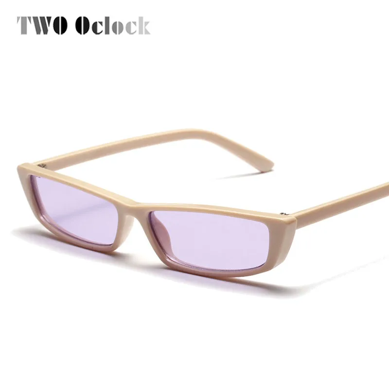 Два Oclock 90S солнцезащитные очки Женские винтажные модные маленькие прямоугольные оправы черные солнцезащитные очки «кошачий глаз» UV400 ретро оттенки Oculo 81345