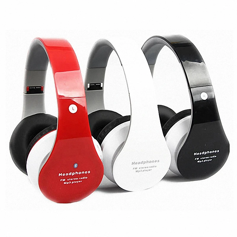 

3 in 1 Stereo Bluetooth Headset Wireless Headphone Foldable Earphone with FM TF Handsfree Auriculares Fone De Ouvido For Phones