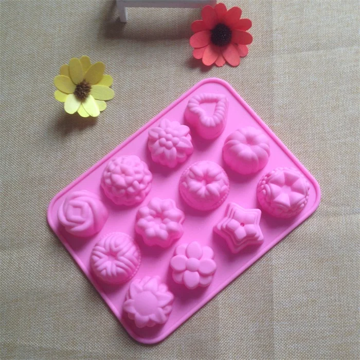 Flower Silicone Cake Mold Pastry Decorating Tool Chocolate Cookies Molds Baking Tools For Cakes