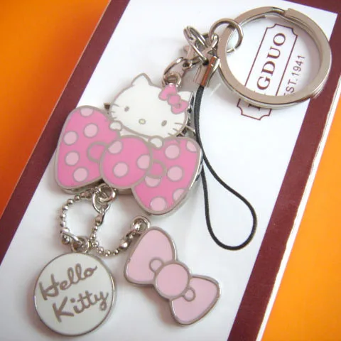 

Hello Kitty key chain key ring cat keychain key holder cute portachiavi chaveiro llaveros mujer bag charm free shipping