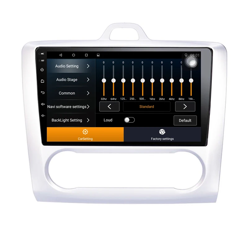 Sale 10.2 inch Quad Core Android 9.1 1G RAM 16G ROM Car Radio for Ford Focus S-Max 2007-2011 with GPS steering wheel Google map 4