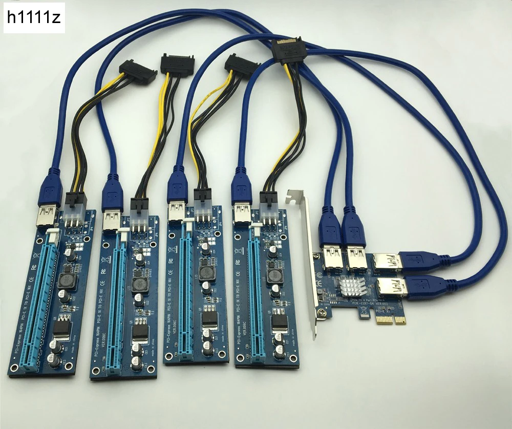 PCI E от 1 до 3 express 1X слоты переходная карта Mini ITX к внешнему слота адаптер PCIe