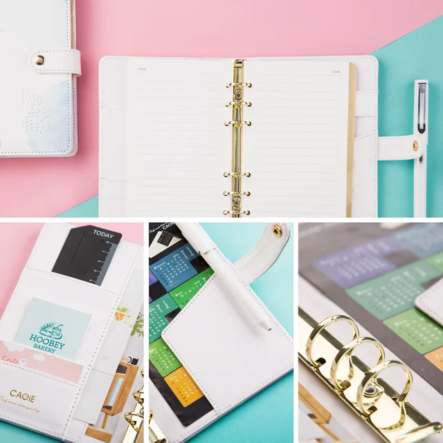 online shop cagie creative trends a6 spiral notebook kawaii planner