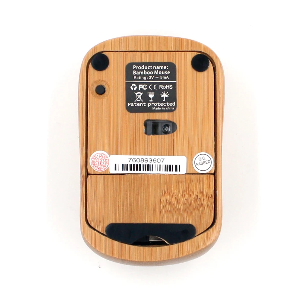 Techase MG93 Мышь Bamboo Mause 2,4 ГГц Беспроводной Mini-USB игр Мышь для компьютера Maus souris gamer мыши игры деревянные Мышь s