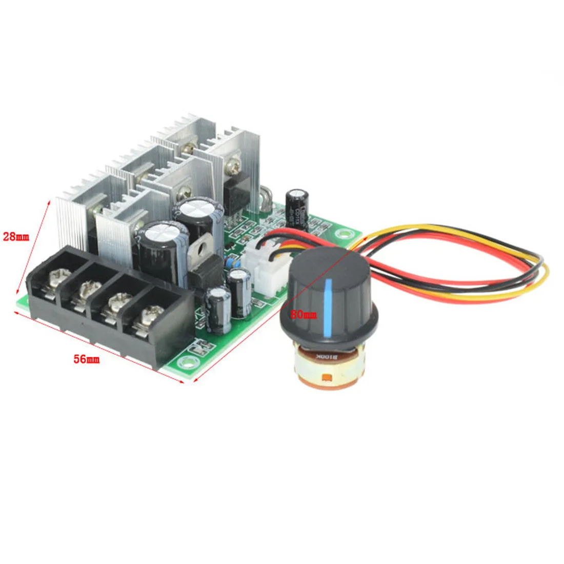 Щетки постоянного тока замедлитель 12V24V36V плавный Запуск защита двигателя регулятор скорости низкого напряжения Защита двигателя регулятор скорости