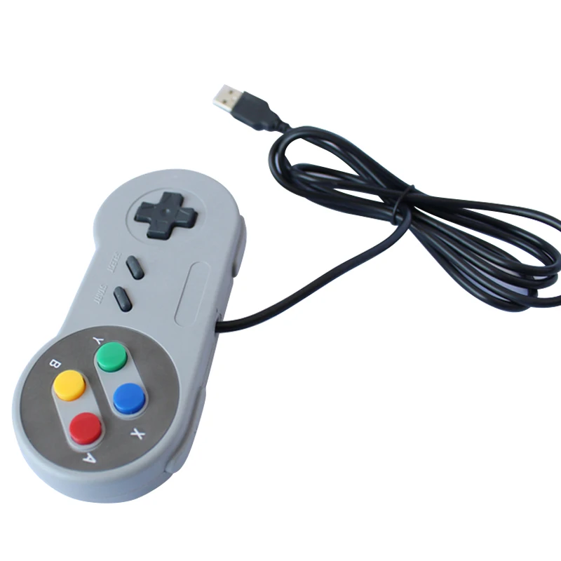 USB 2,0 PC геймпад проводной игровой контроллер джойстик игровой контроль Лер SNES игровой коврик для Windows PC MAC компьютерный контроль