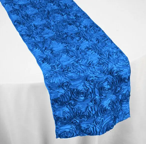 satin rose table runner