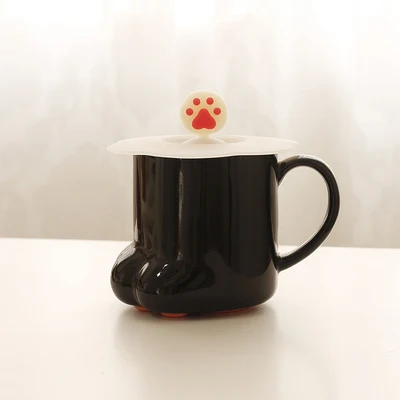 Креативная чайная чашка с милыми кошачьими лапами, керамическая кружка, Офисная кофейная чашка, стакан, чашка для завтрака, молока, фарфоровые кружки, бутылка для воды 350 мл - Цвет: 01 Style